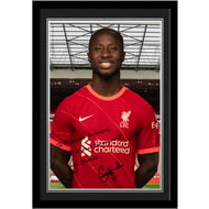 Personalised Liverpool FC Naby Keïta Autograph A4 Framed Player Photo