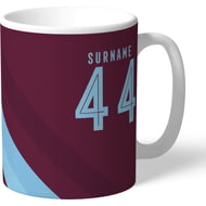 Personalised Burnley FC Stripe Mug