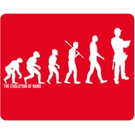 Personalised Evolution Mouse Mat For Engineer, Builders