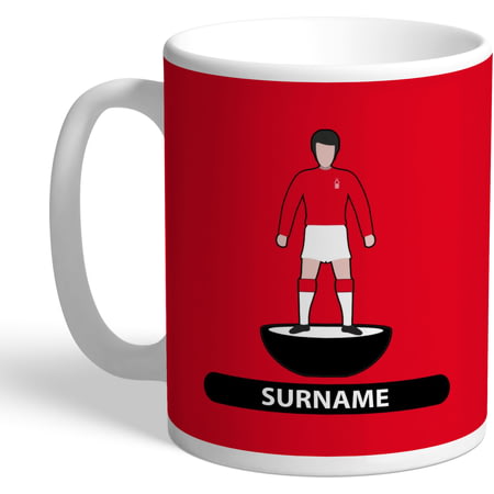 Personalised Nottingham Forest FC Player Figure Mug