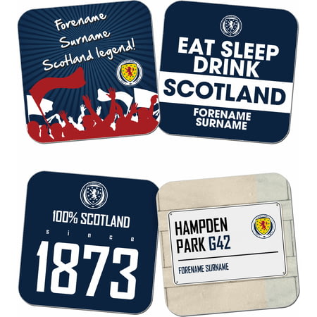 Personalised Scotland Football Assocation Coasters