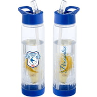 Personalised Cardiff City FC Crest Fruit Infuser Sports Water Bottle - 740ml