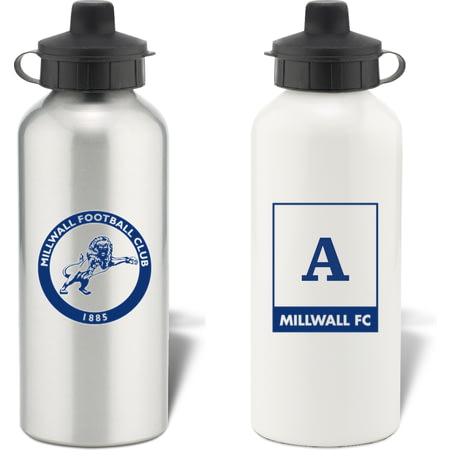 Personalised Millwall FC Monogram Aluminium Water Bottle