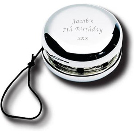 Personalised Engraved Silver Plated Yo-Yo