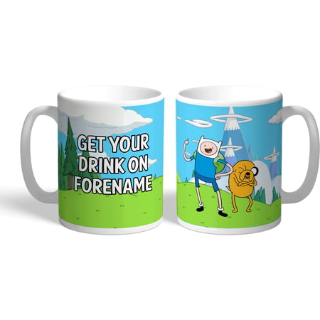 Personalised Adventure Time Drink On Mug