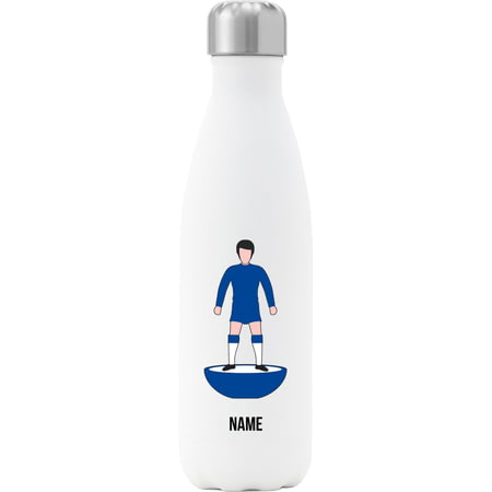 Personalised Chelsea Player Figure Insulated Water Bottle - 500ml - White