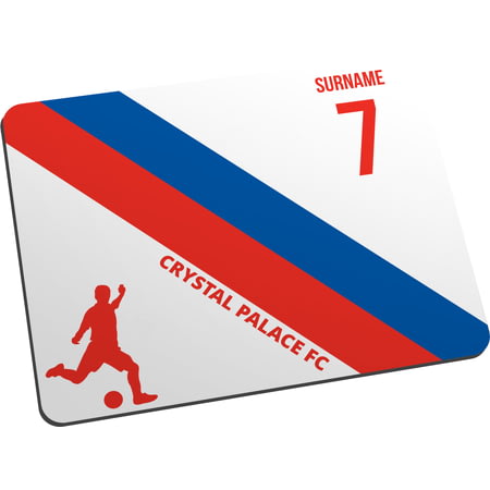 Personalised Colour Stripe Mouse Mat for Crystal Palace football fans