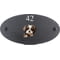 Personalised Shih Tzu Dog Motif Oval Slate House Sign Plaque 25x13cm