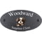 Personalised Shih Tzu Dog Motif Oval Slate House Sign Plaque 25x13cm