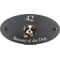 Personalised Shih Tzu Dog Motif Oval Slate House Sign Plaque 25x13cm
