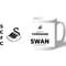 Personalised Swansea City True Swan Mug