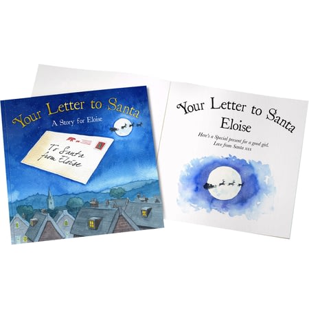 Personalised Your Letter To Santa Story Book
