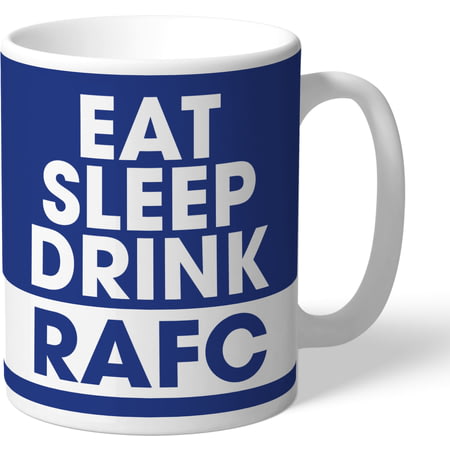 Personalised Rochdale AFC Eat Sleep Drink Mug