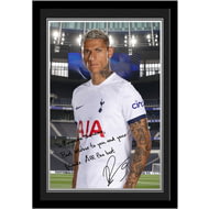 Personalised Tottenham Hotspur FC Richarlison Autograph A4 Framed Player Photo