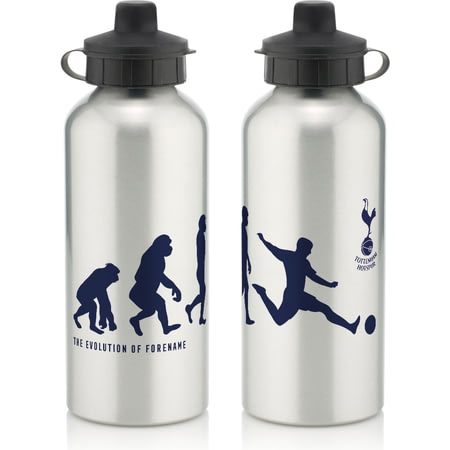 Personalised Tottenham Hotspur FC Player Evolution Aluminium Sports Water Bottle