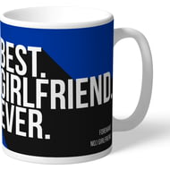 Personalised Brighton & Hove Albion FC Best Girlfriend Ever Mug