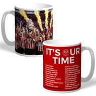 Personalised Brentford FC Promotion Team Photo Mug