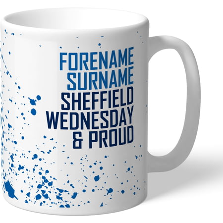 Personalised Sheffield Wednesday FC Proud Mug