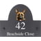 Personalised Belgian Malinois Dog Motif Slate House Name or Number Plaque/Sign - 25x20cm