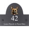 Personalised Belgian Malinois Dog Motif Slate House Name or Number Plaque/Sign - 25x20cm