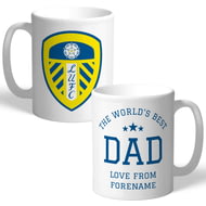 Personalised Leeds United FC World's Best Dad Mug