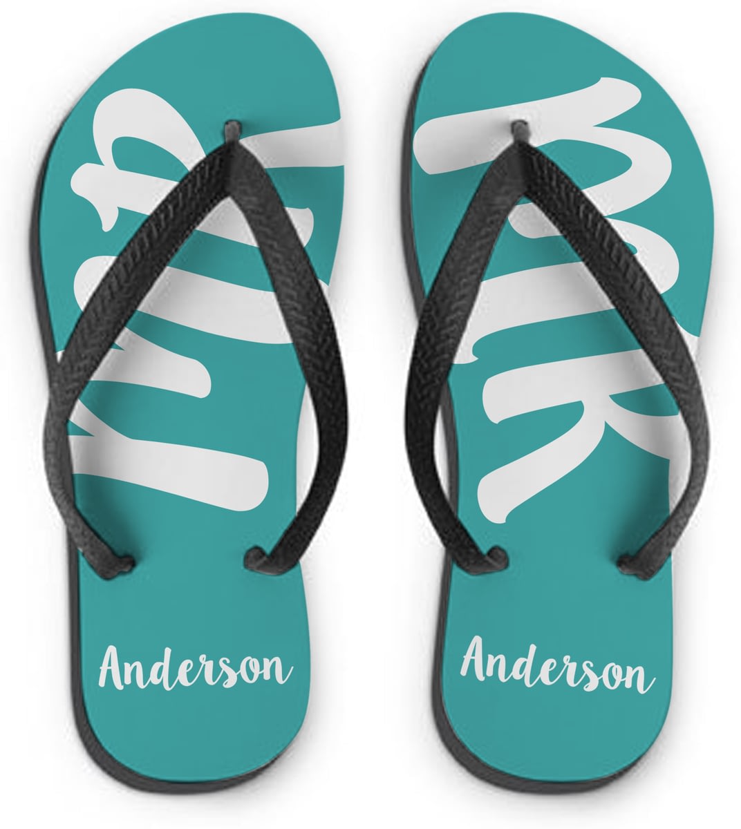personalised flip flops