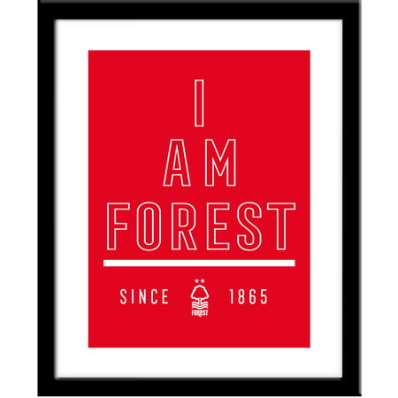 Personalised Nottingham Forest FC I Am Framed Print