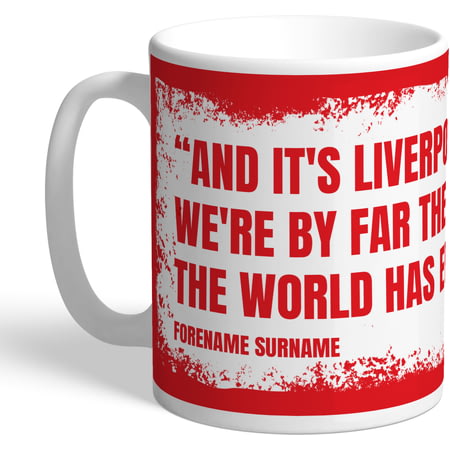 Personalised Liverpool FC Fan Chant Mug