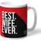 Personalised Sunderland AFC Best Wife Ever Mug