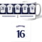 Personalised Tottenham Hotspur FC Dressing Room Shirts Mug & Coaster Set