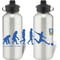 Personalised Sheffield Wednesday Player Evolution Aluminium Sports Water Bottle