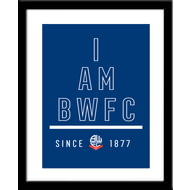 Personalised Bolton Wanderers I Am Framed Print