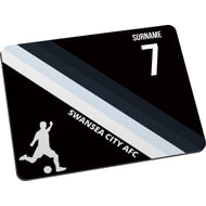 Personalised Colour Stripe Mouse Mat for Swansea City football fans