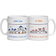 Personalised Family Ceramic Mug - Our Family Rocks!