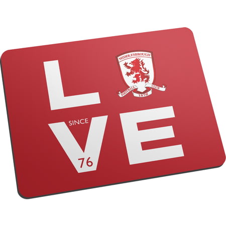 Personalised Middlesbrough Love Mouse Mat