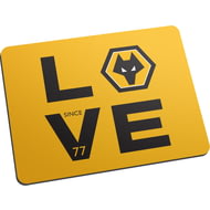 Personalised Wolverhampton Wanderers Love Mouse Mat