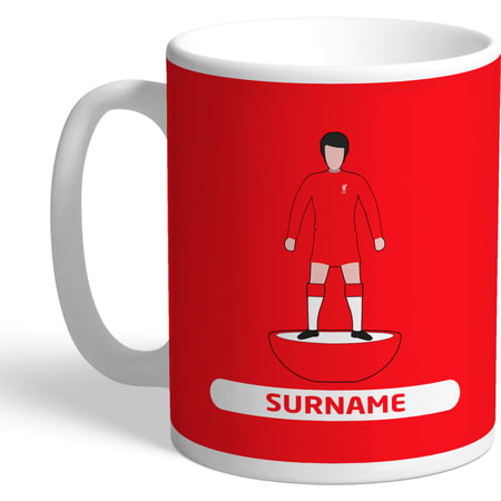 Personalised Liverpool FC Player Figure Mug