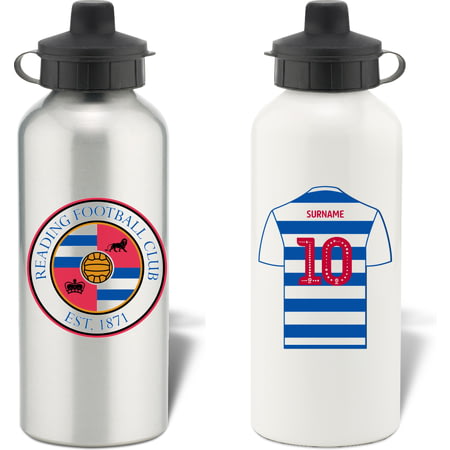 Personalised Reading FC Shirt Aluminium Sports Water Bottle