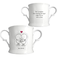 Personalised Chilli & Bubble's New Baby Loving Cup