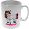 Personalised Girls Unicorn Plastic Drop Proof Mug