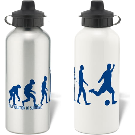 Personalised Chelsea FC Player Evolution Aluminium Sports Water Bottle