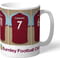 Personalised Burnley FC Dressing Room Shirts Mug