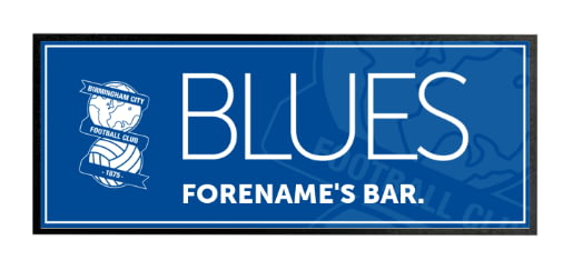 Birmingham City F.C Personalised Hip Flask CREST