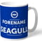 Personalised Brighton & Hove Albion True Seagull 11oz Ceramic Mug