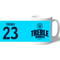 Personalised Manchester City Treble Winners 11oz Ceramic Mug (Sky) 