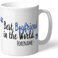 Personalised Sheffield Wednesday Best Boyfriend In The World Mug