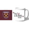 Personalised West Ham United Best Dad In The World Mug