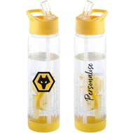 Personalised Wolves Crest Fruit Infuser Sports Water Bottle - 740ml