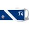 Personalised Bolton Wanderers Stripe Mug
