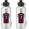 Personalised Aston Villa FC Shirt Aluminium Sports Water Bottle
